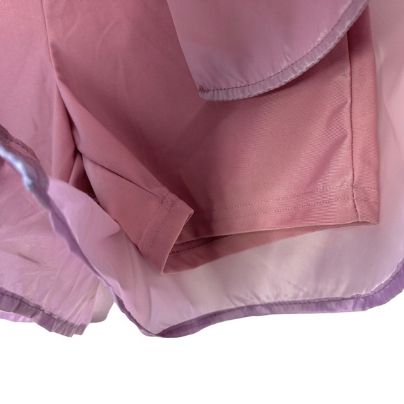 Forever 21 Womens Athletic Ombre High Waist Lined Shorts Sz Medium Pink Purple - Picture 6 of 11